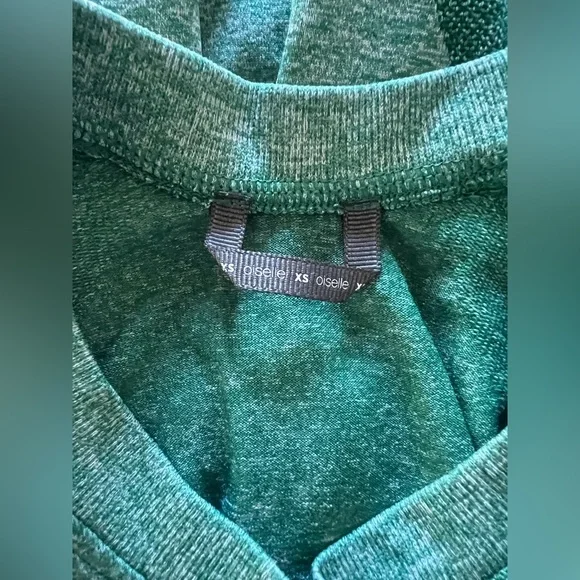 Oiselle Green Crew Neck Top - Picture 5 of 8